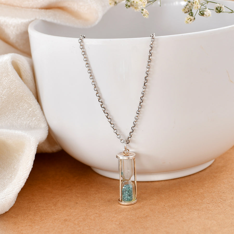 Time in a bottle Necklace
