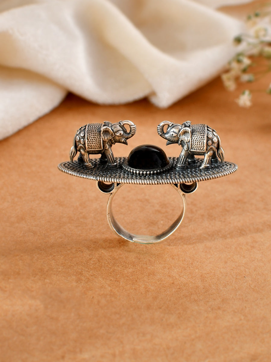 Royal Elephant Adjustable Ring