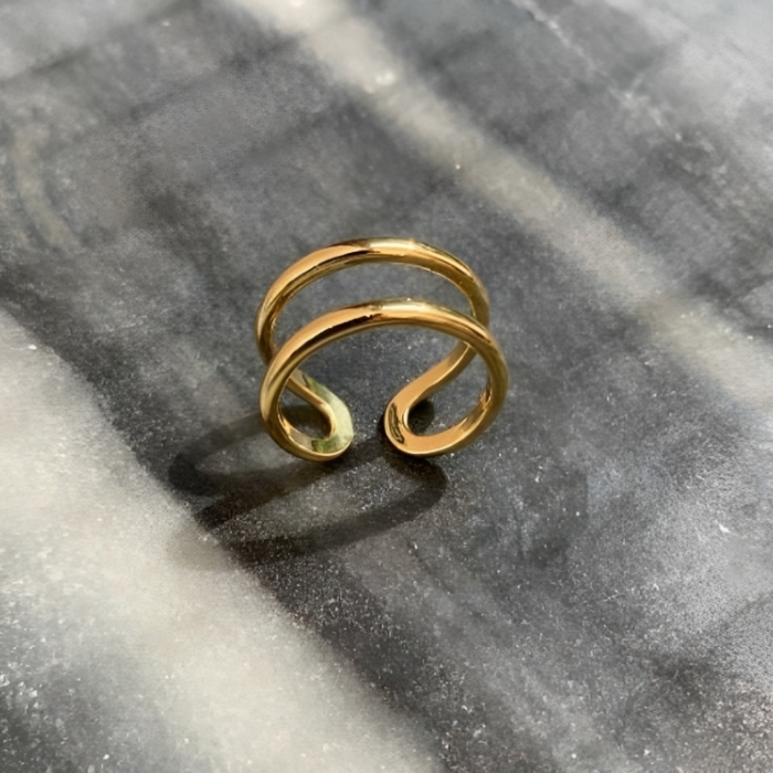 doube bar ring by chokha india