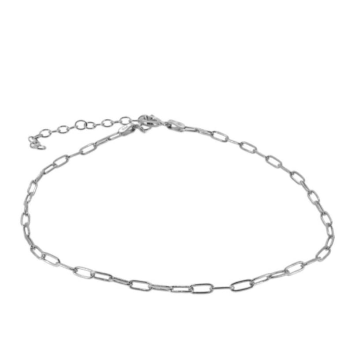 picture of silver plated 92.5 sterling silver ankle bracelet by chokha india