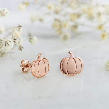Munchy Pumpkin Stud earrings