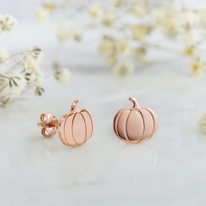Munchy Pumpkin Stud earrings