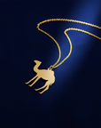 Gold Plated Sterling Silver 92.5 Ship of Desert ( camel ) shaped Pendant By CHOKHA INDIA 