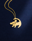 simba lion pendant by chokha india