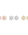 3 types of snowflake earring by CHOKHA INDIA