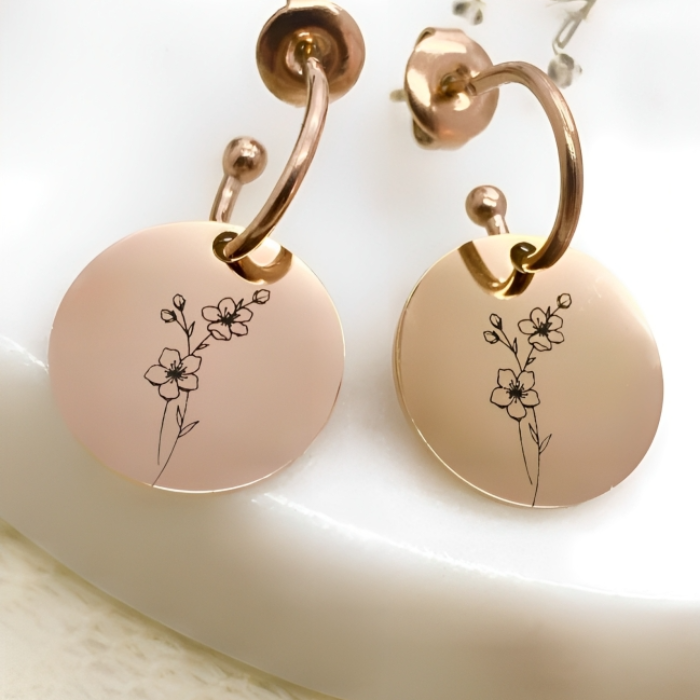 Vanessa Birthflower Earrings