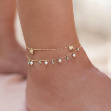 Elephant charm Ankle Bracelet