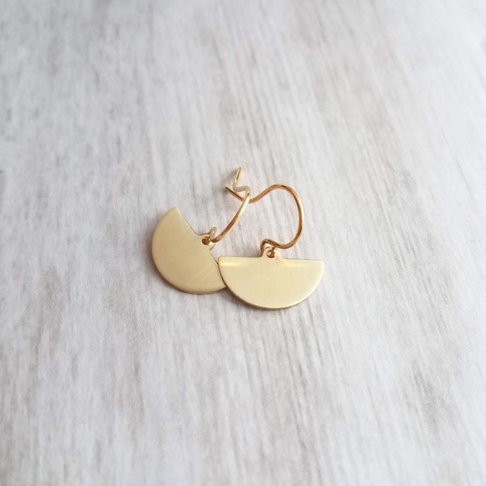 Half Moon Earrings