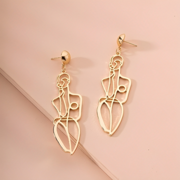 women shaped earring by chokha india