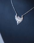 sterling silver phoenix pendant by chokha india